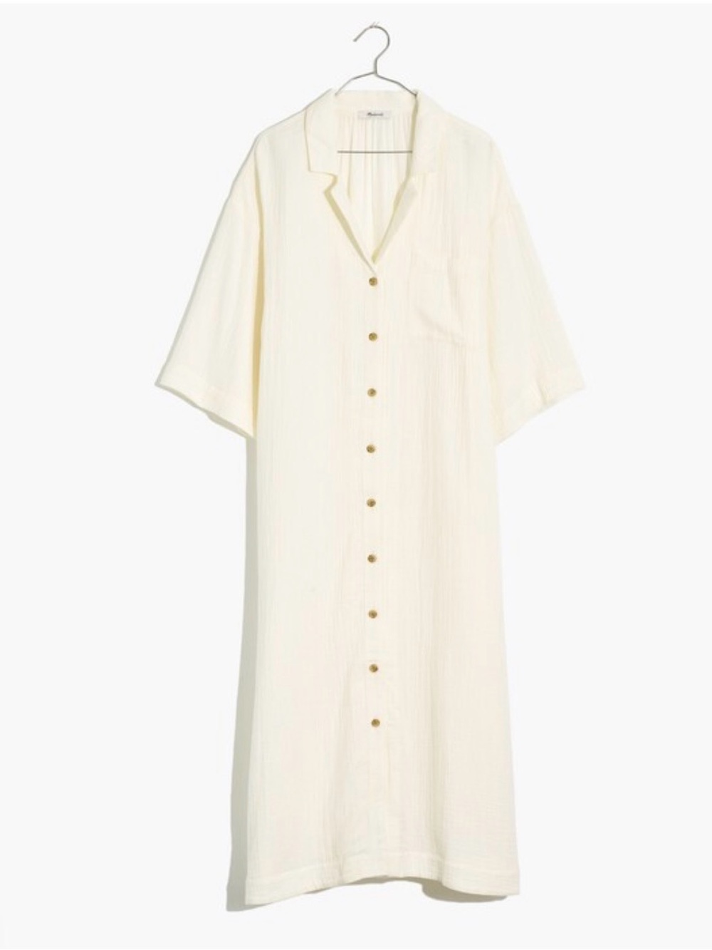 Madewell Lightestspun Cover-Up Maxi Shirtdress - Picture 4 of 9